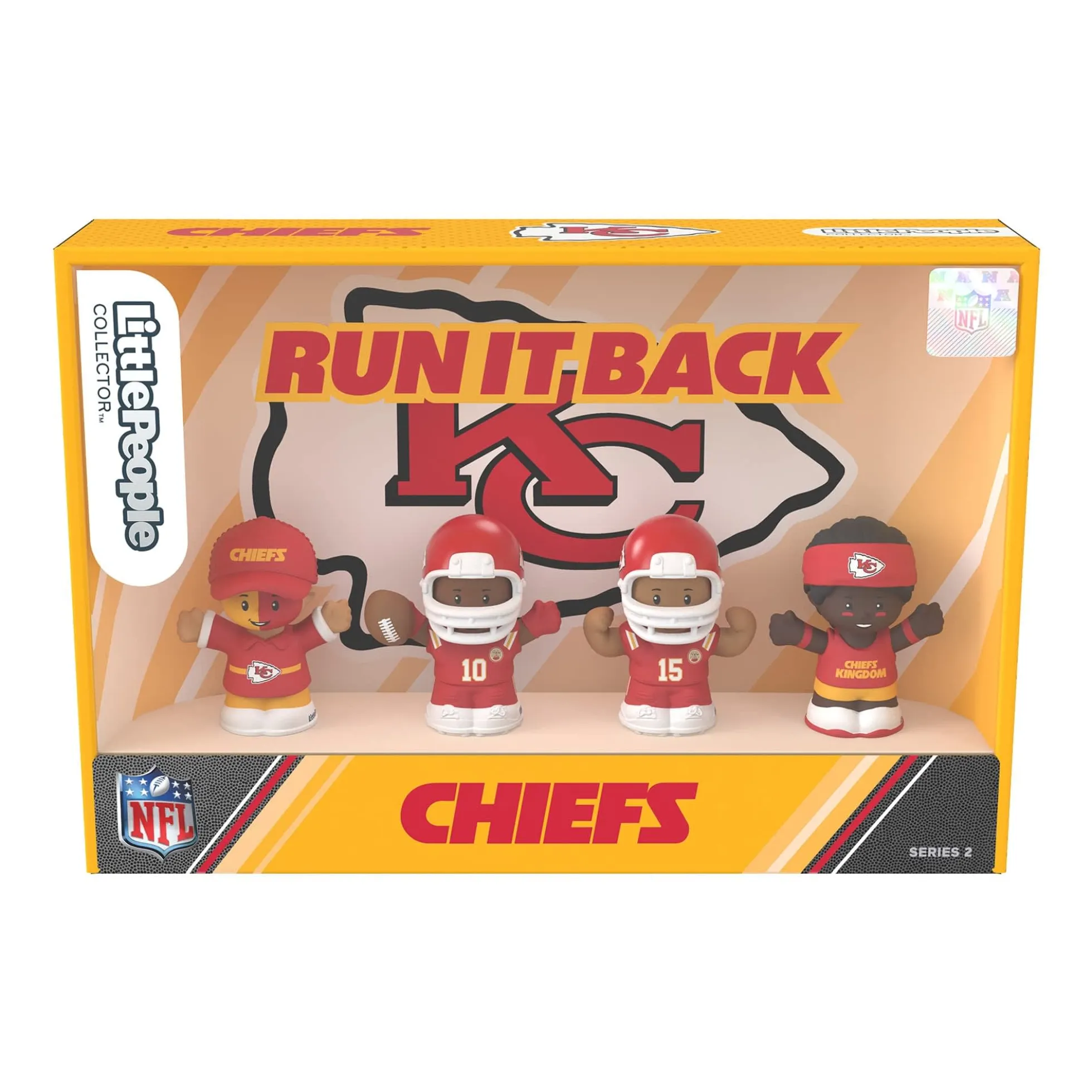 Little People Collector Kansas City Chiefs Alternate Jersey Figure Set