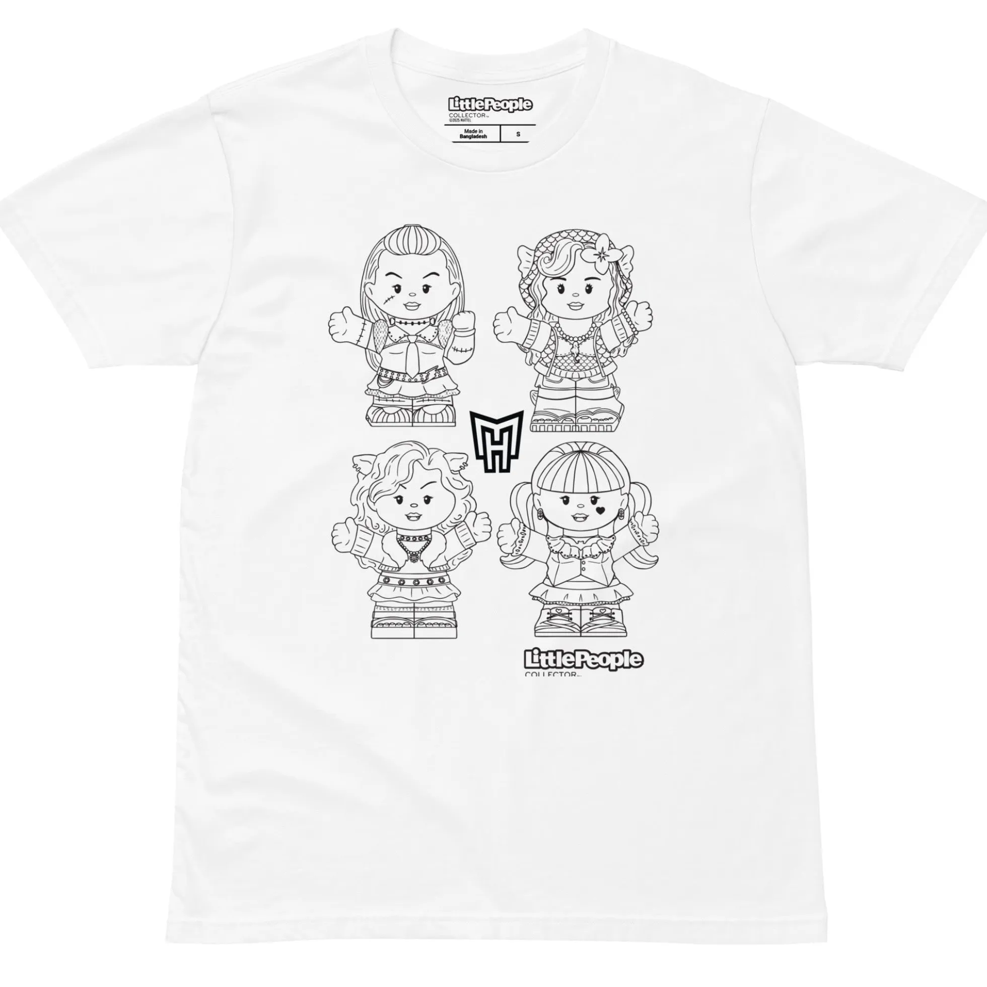 Little People Collector MC Revealed Fan Designed White T-Shirt
