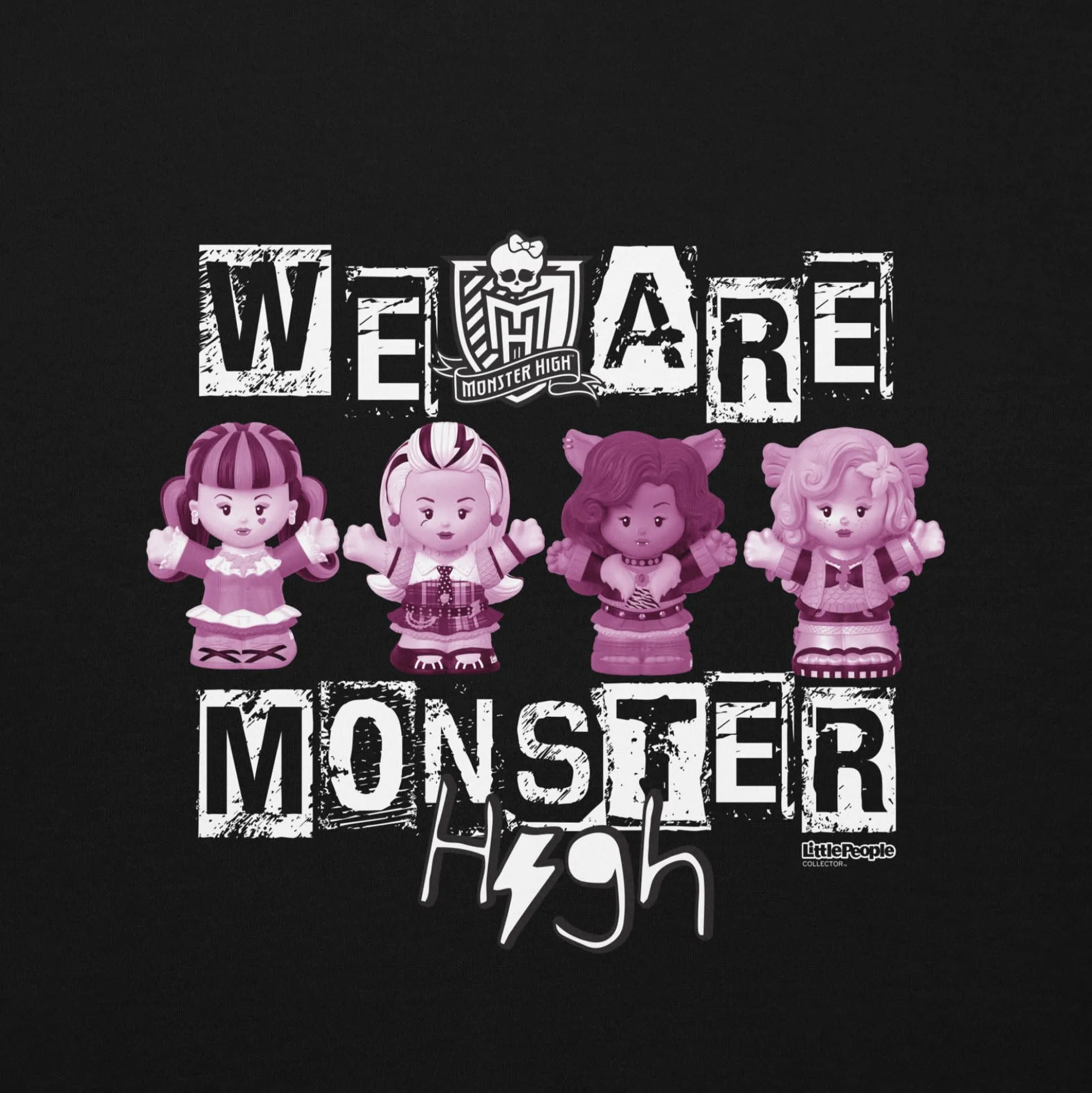 Little People Collector Monster High Black Hoodie