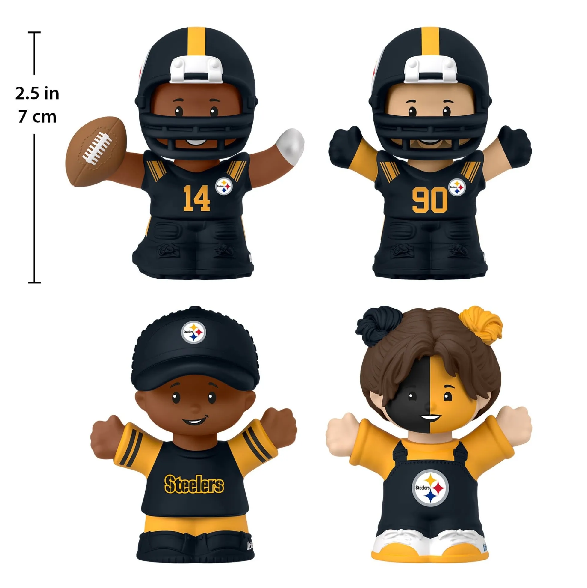 Little People Collector Pittsburgh Steelers Alternate Jersey Figure Set
