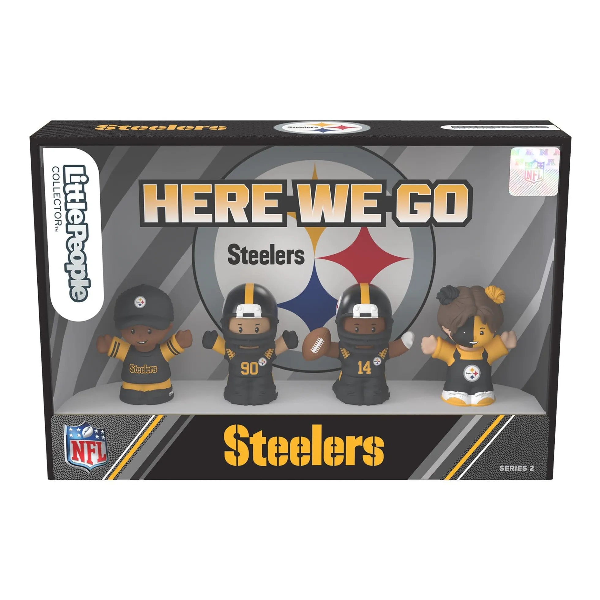 Little People Collector Pittsburgh Steelers Alternate Jersey Figure Set
