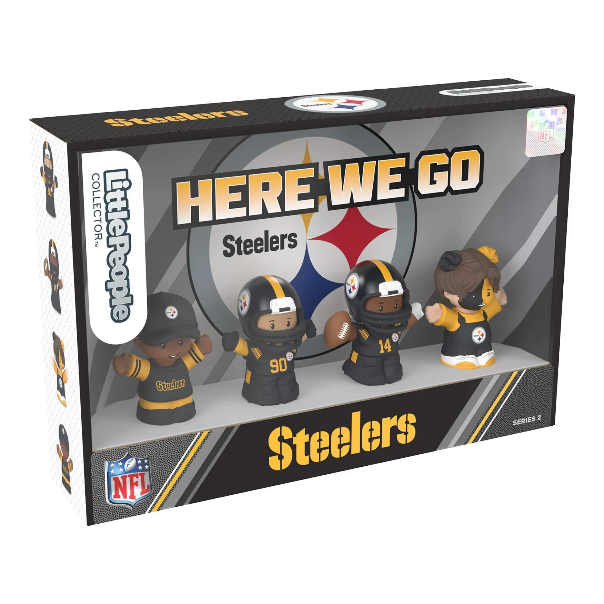 Little People Collector Pittsburgh Steelers Alternate Jersey Figure Set
