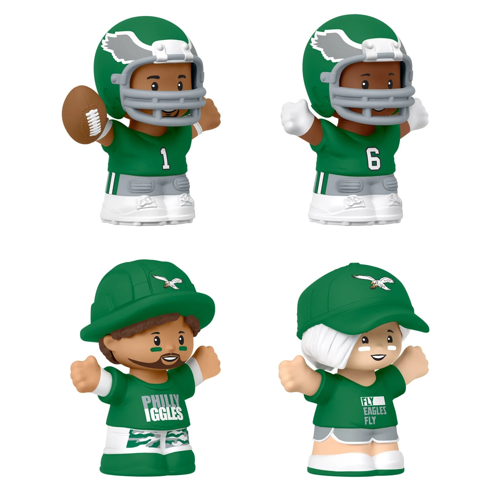 Little People Collector Philadelphia Eagles Alternate Jersey Figure Set