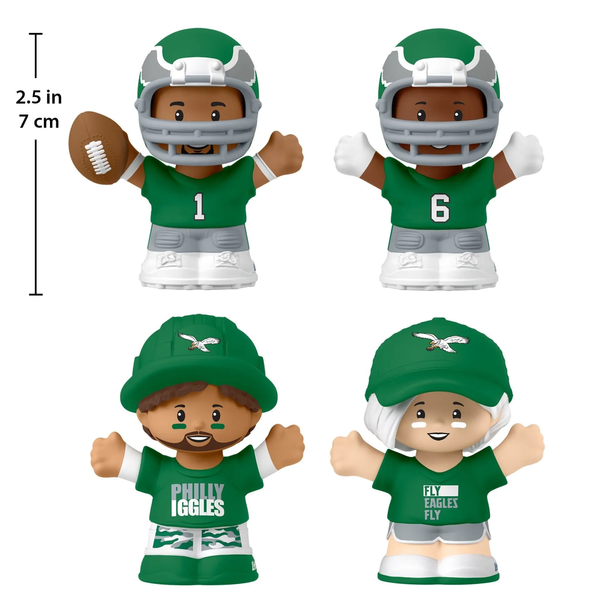 Little People Collector Philadelphia Eagles Alternate Jersey Figure Set