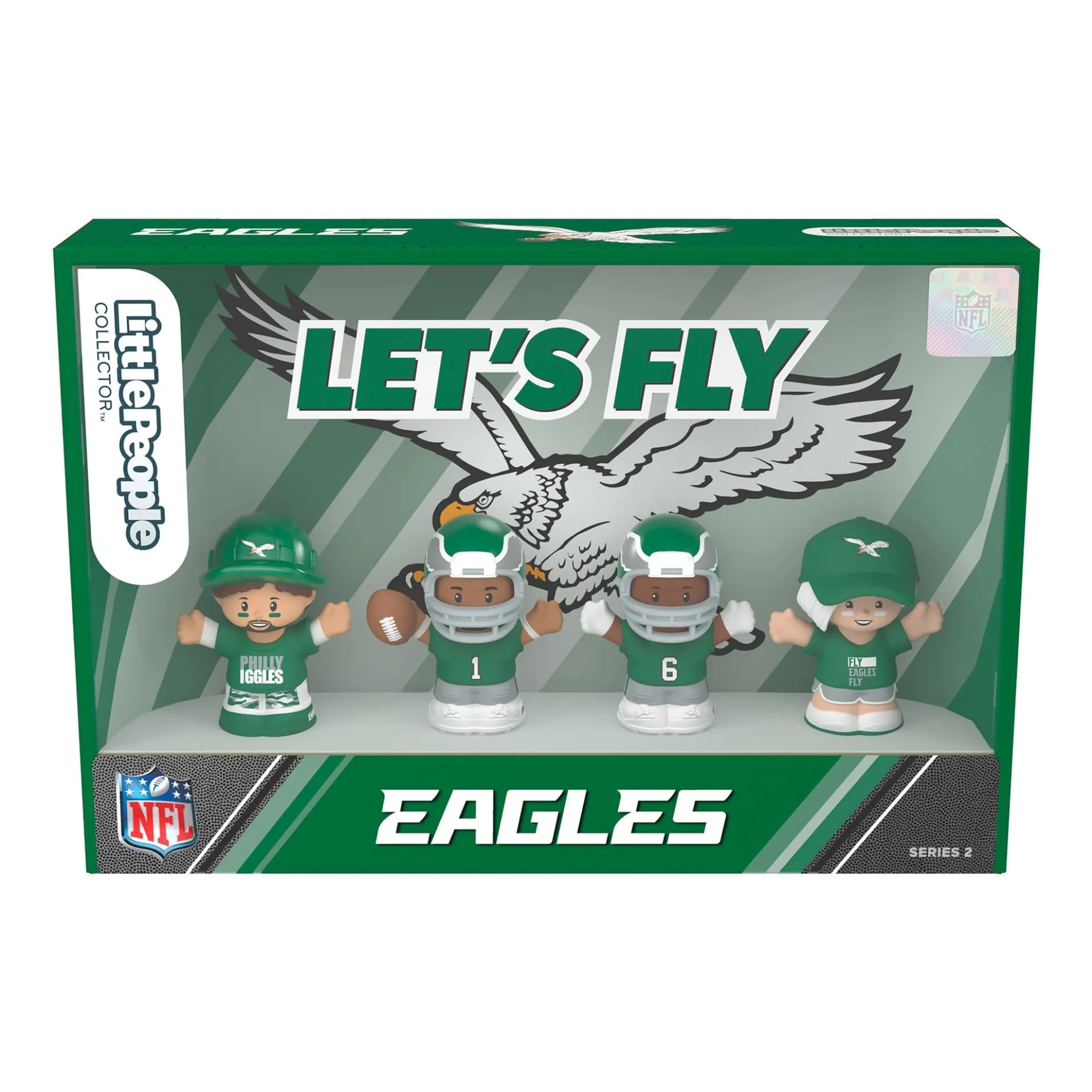 Little People Collector Philadelphia Eagles Alternate Jersey Figure Set