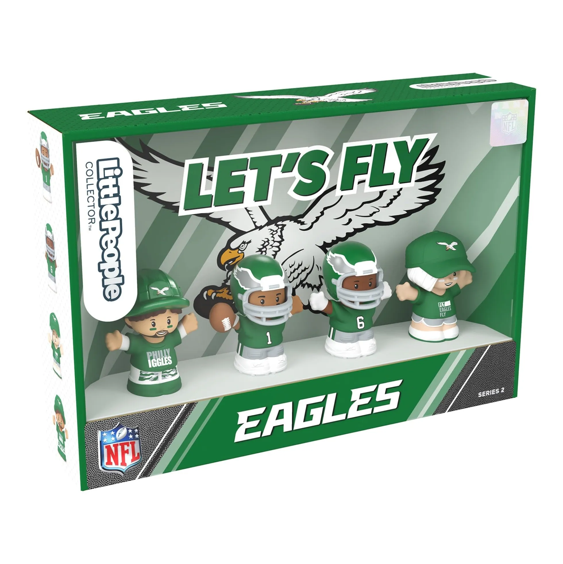 Little People Collector Philadelphia Eagles Alternate Jersey Figure Set