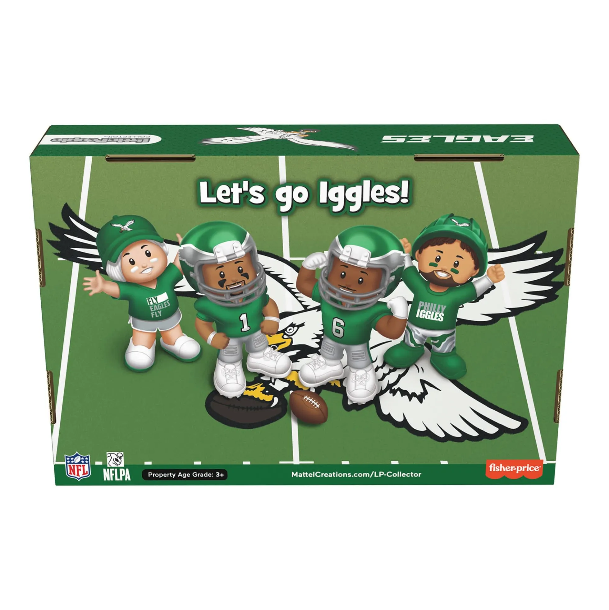 Little People Collector Philadelphia Eagles Alternate Jersey Figure Set