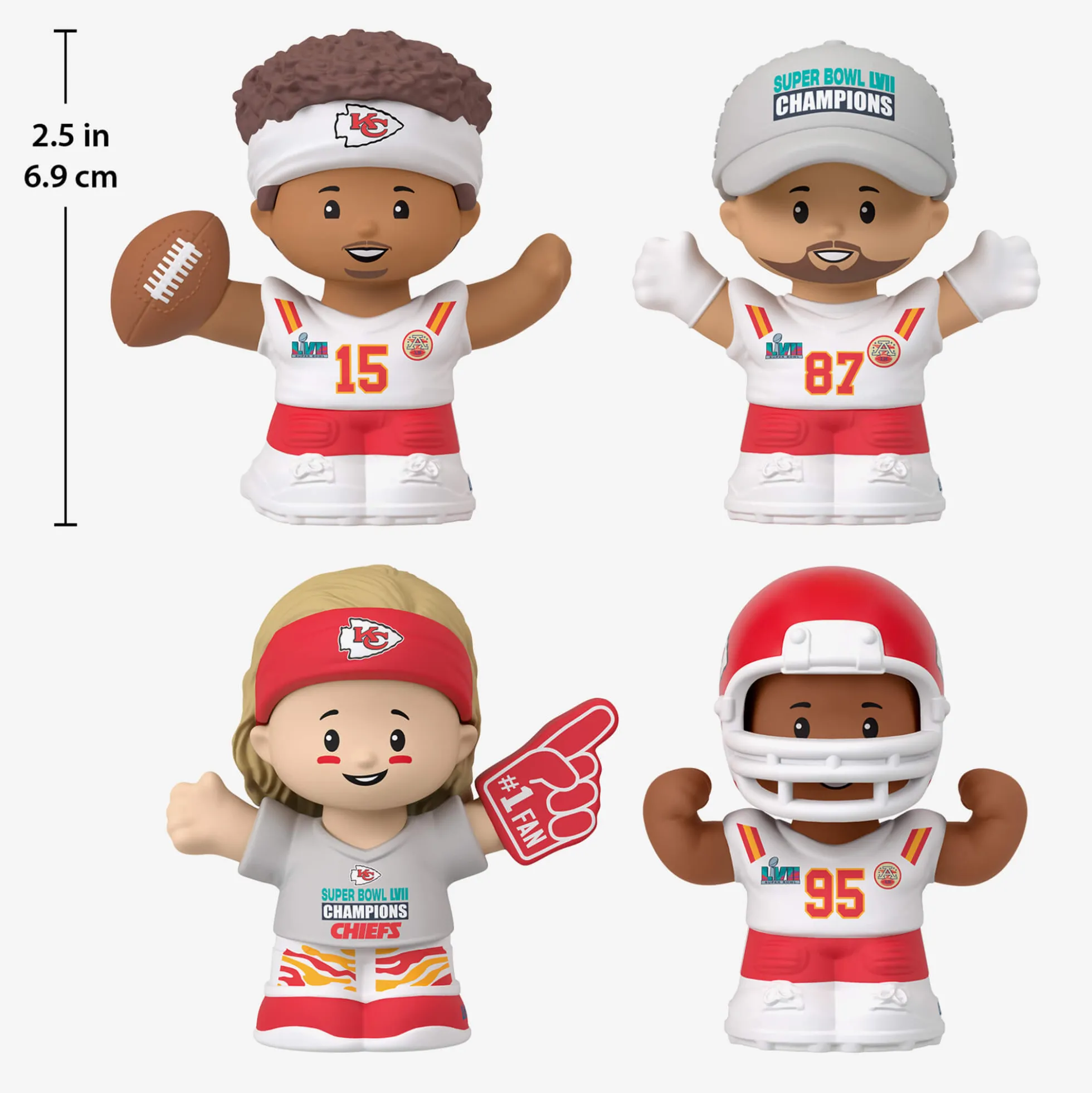 Little People Collector Super Bowl LVII Champions Set Kansas City Chiefs
