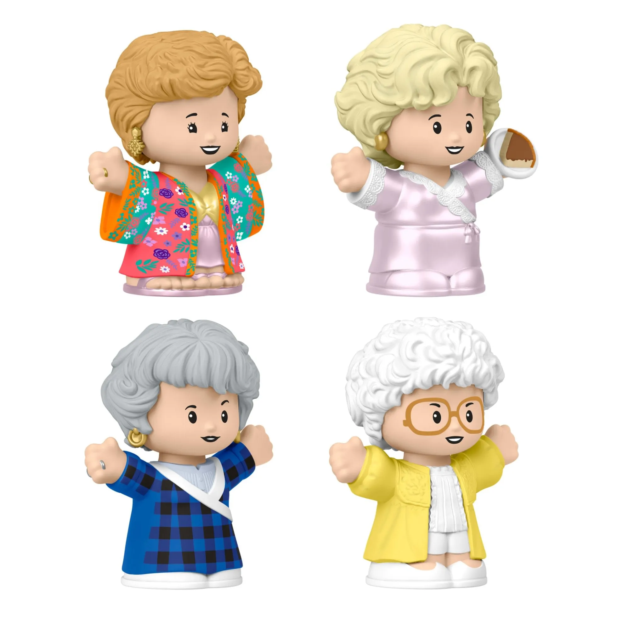 Little People Collector The Golden Girls Late Night Cheesecake, 40th Anniversary Set