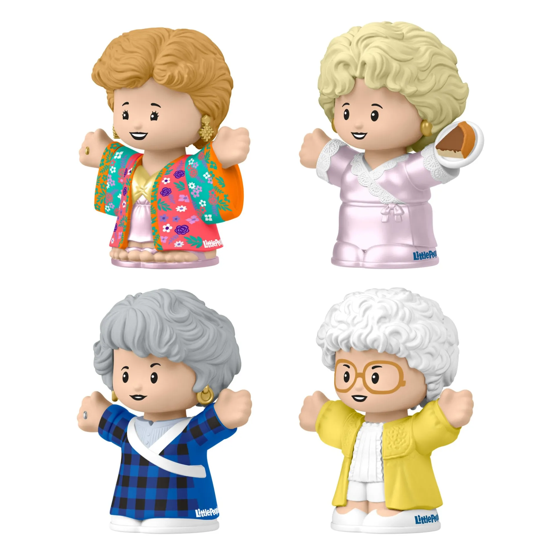 Little People Collector The Golden Girls Late Night Cheesecake, 40th Anniversary Set