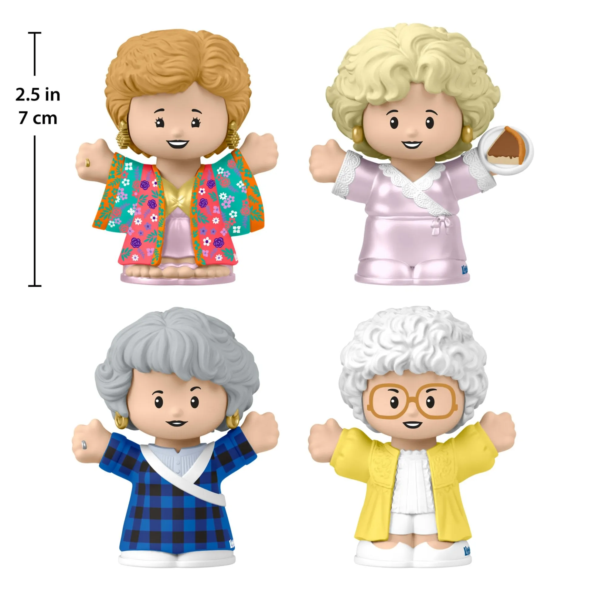 Little People Collector The Golden Girls Late Night Cheesecake, 40th Anniversary Set