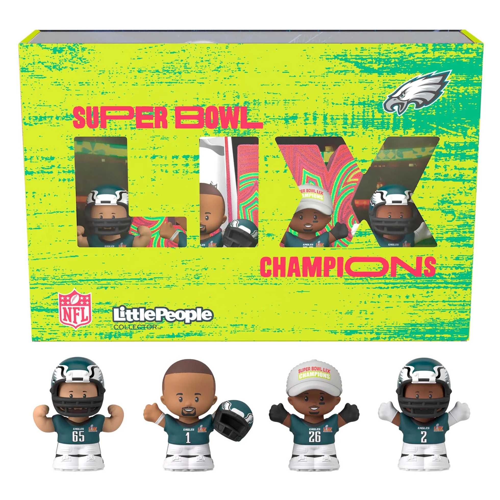 Little People Collector x Super Bowl Eagles Set