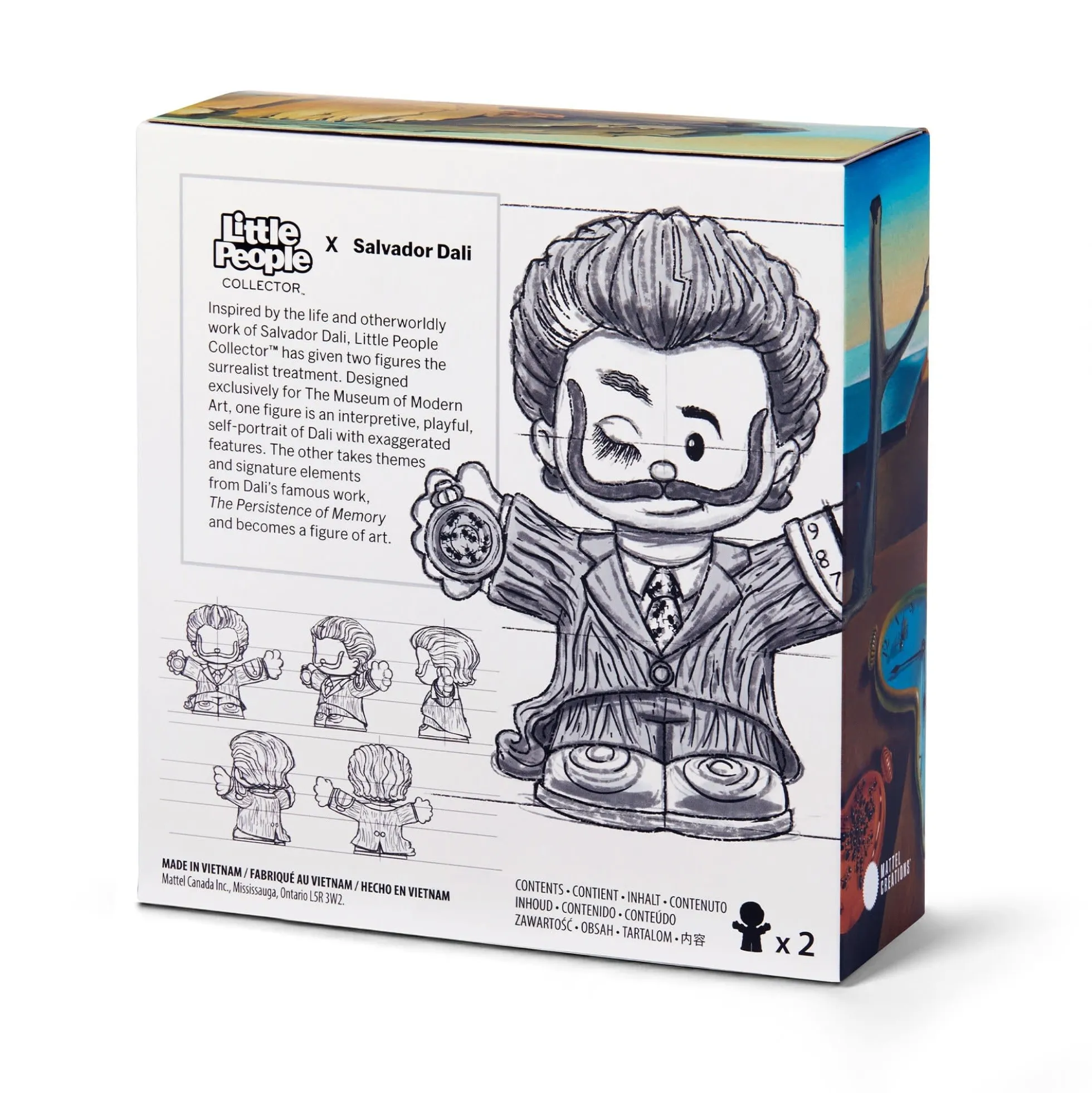 Little People Collector x MoMA Salvador Dalí Figure Set