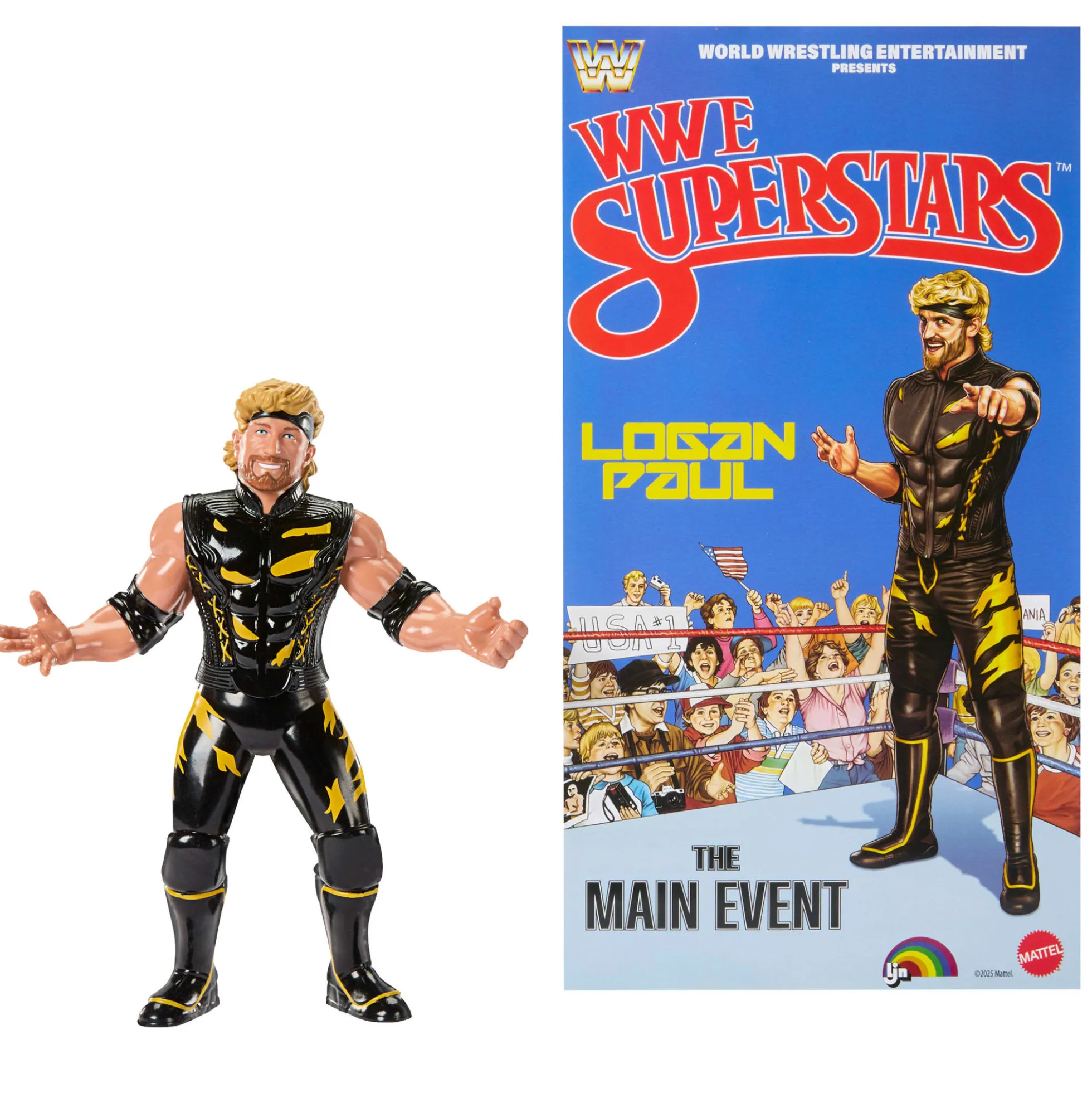 LJN WWE Superstars Logan Paul Action Figure