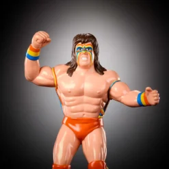 LJN WWE Superstars Ultimate Warrior Action Figure & Poster