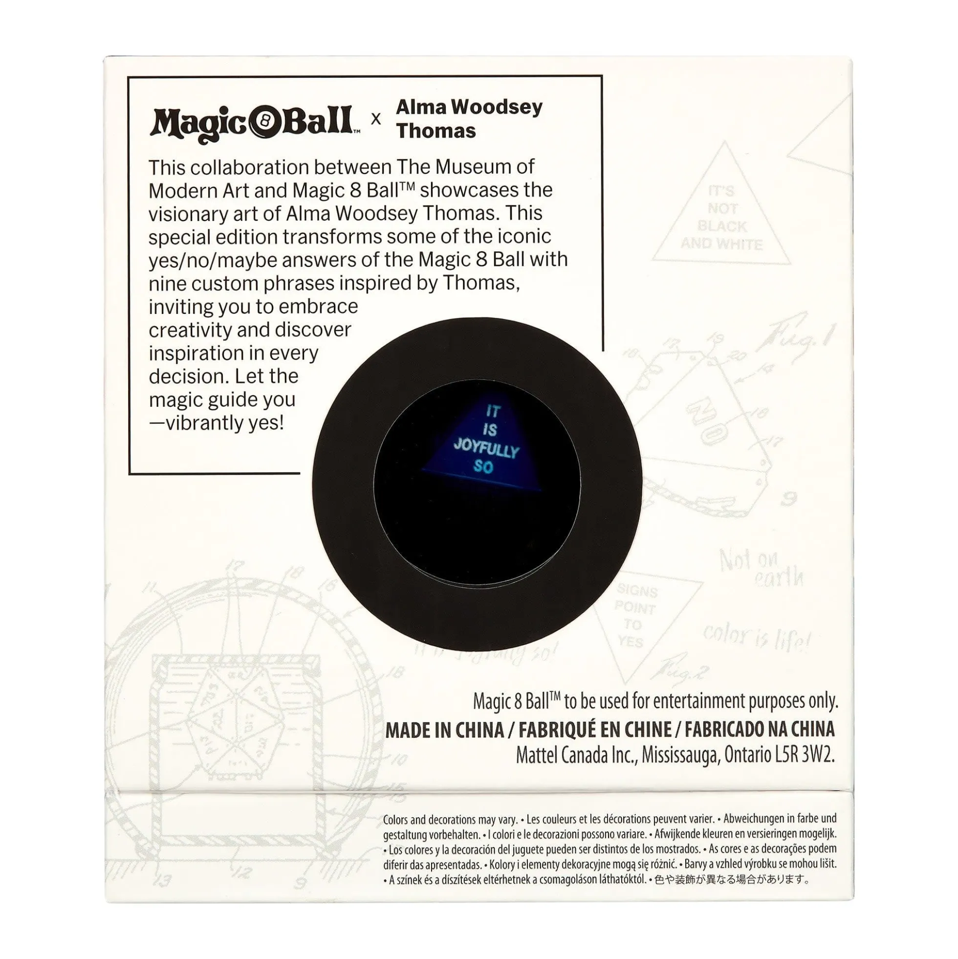 Magic 8 Ball x MoMA Alma Woodsey Thomas