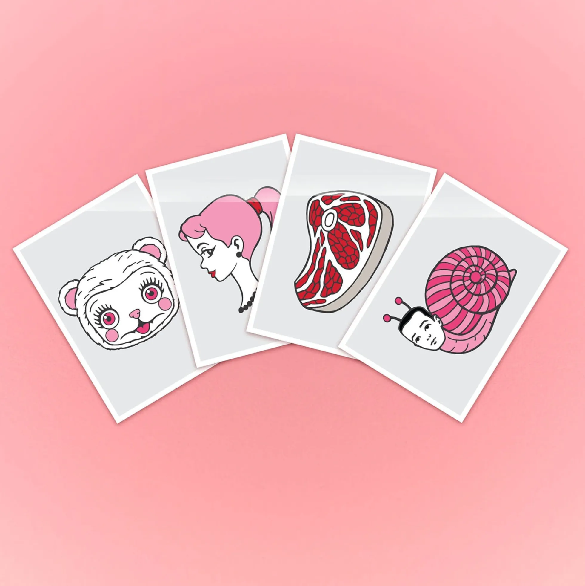 Mark Ryden x Barbie Postcards