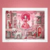 Mark Ryden x Barbie Signed Pink Pop Art Print