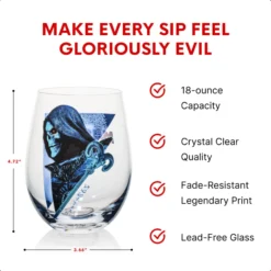 Masters of the Universe™ 2026 Movie Skeletor™ Stemless Glasses (Mattel Creations)