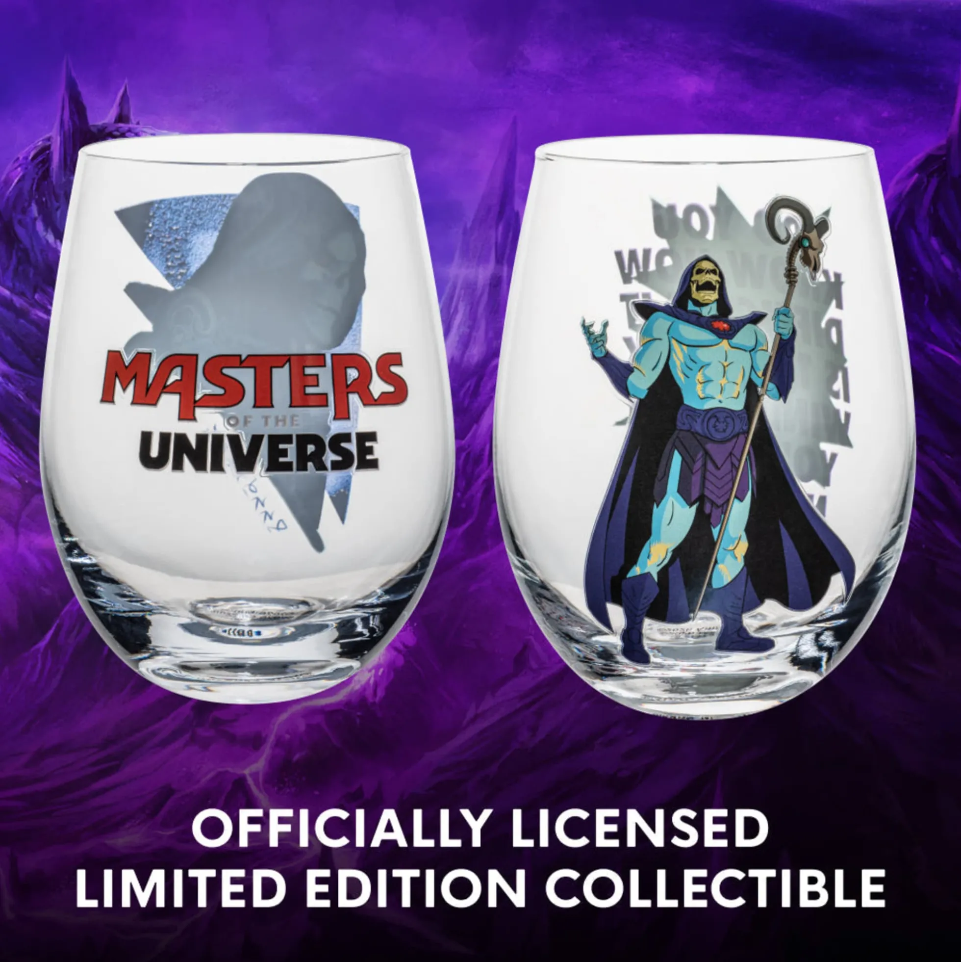 Masters of the Universe™ 2026 Movie Skeletor™ Stemless Glasses (Mattel Creations)