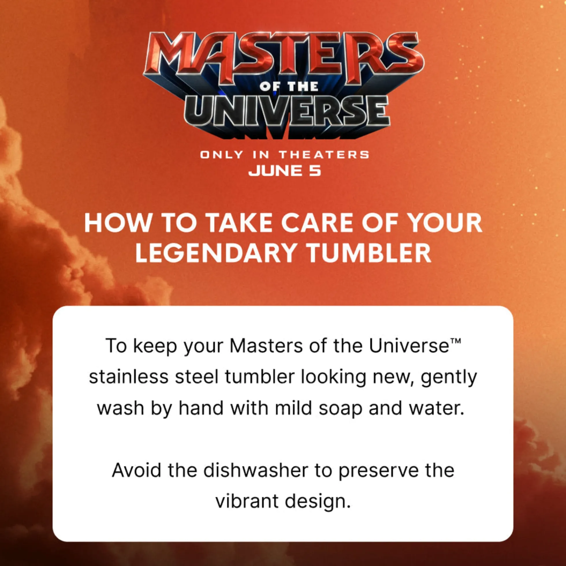 Masters of the Universe™ 2026 Movie Skeletor™ Tumbler (Mattel Creations)