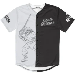 Masters of the Universe Club Heroic Warriors He-Man Multi Baseball Jersey