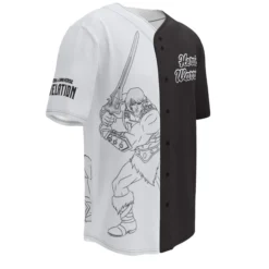 Masters of the Universe Club Heroic Warriors He-Man Multi Baseball Jersey