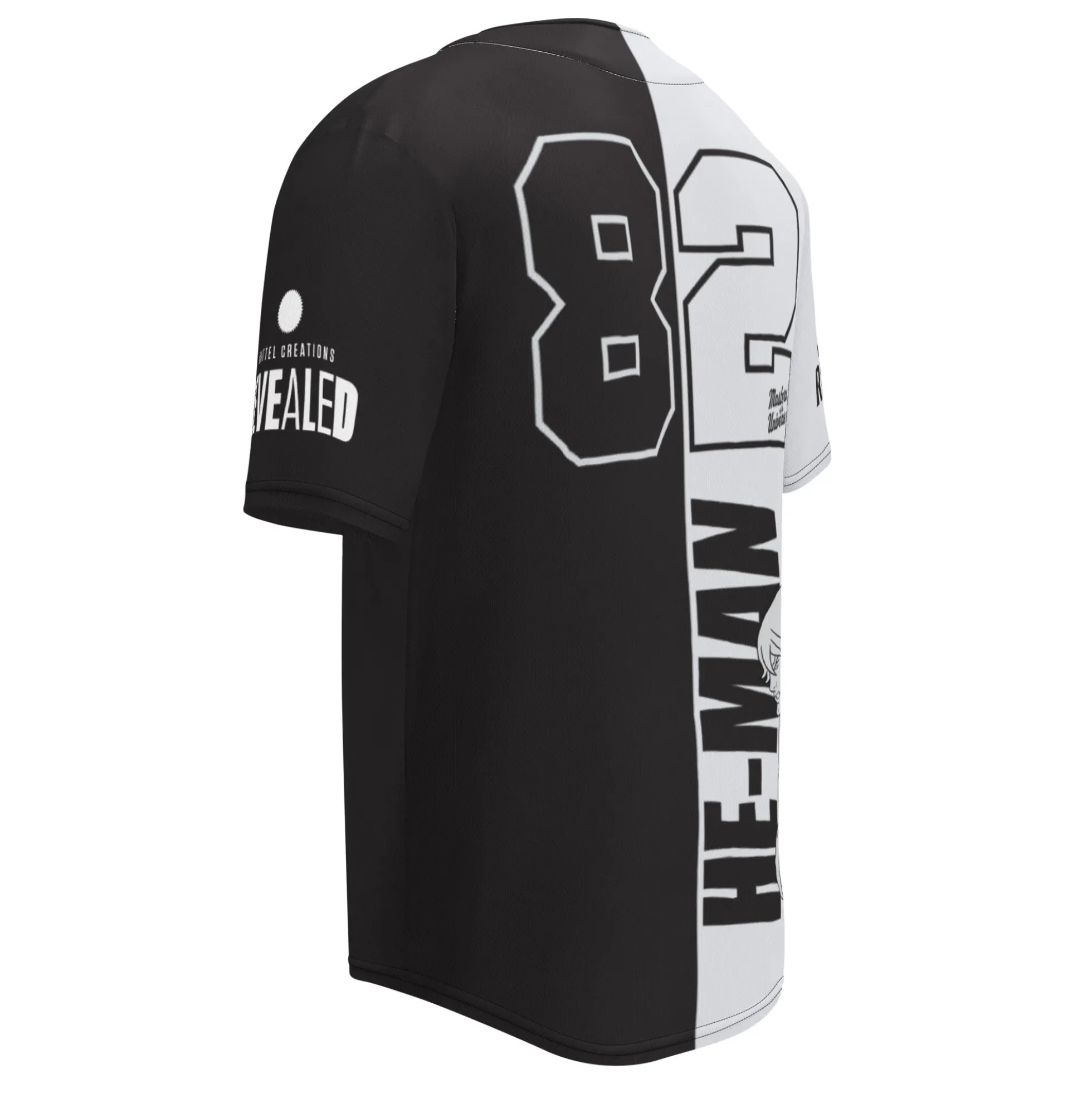 Masters of the Universe Club Heroic Warriors He-Man Multi Baseball Jersey