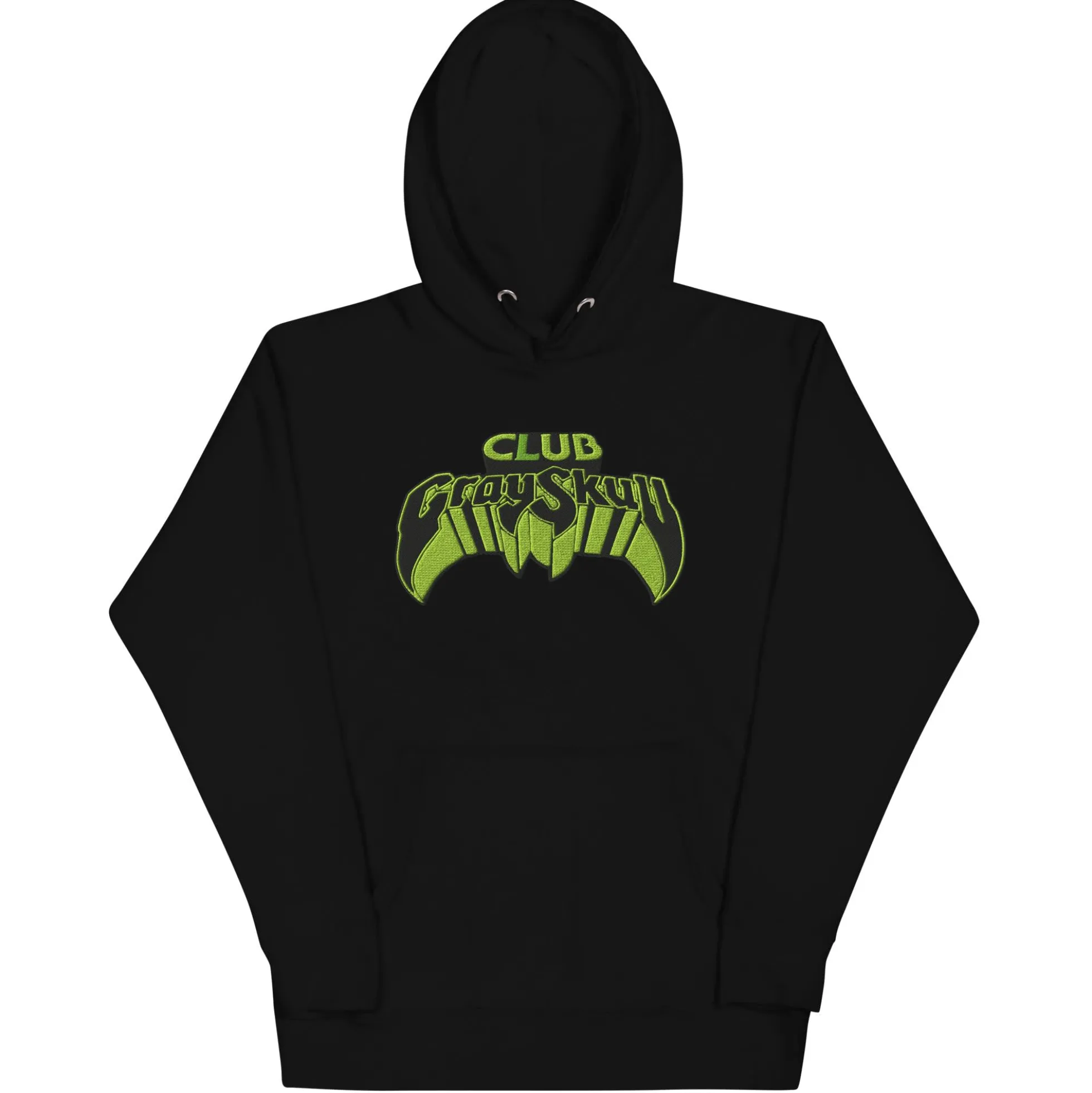 Masters of the Universe Club Grayskull Black Embroidered Hoodie