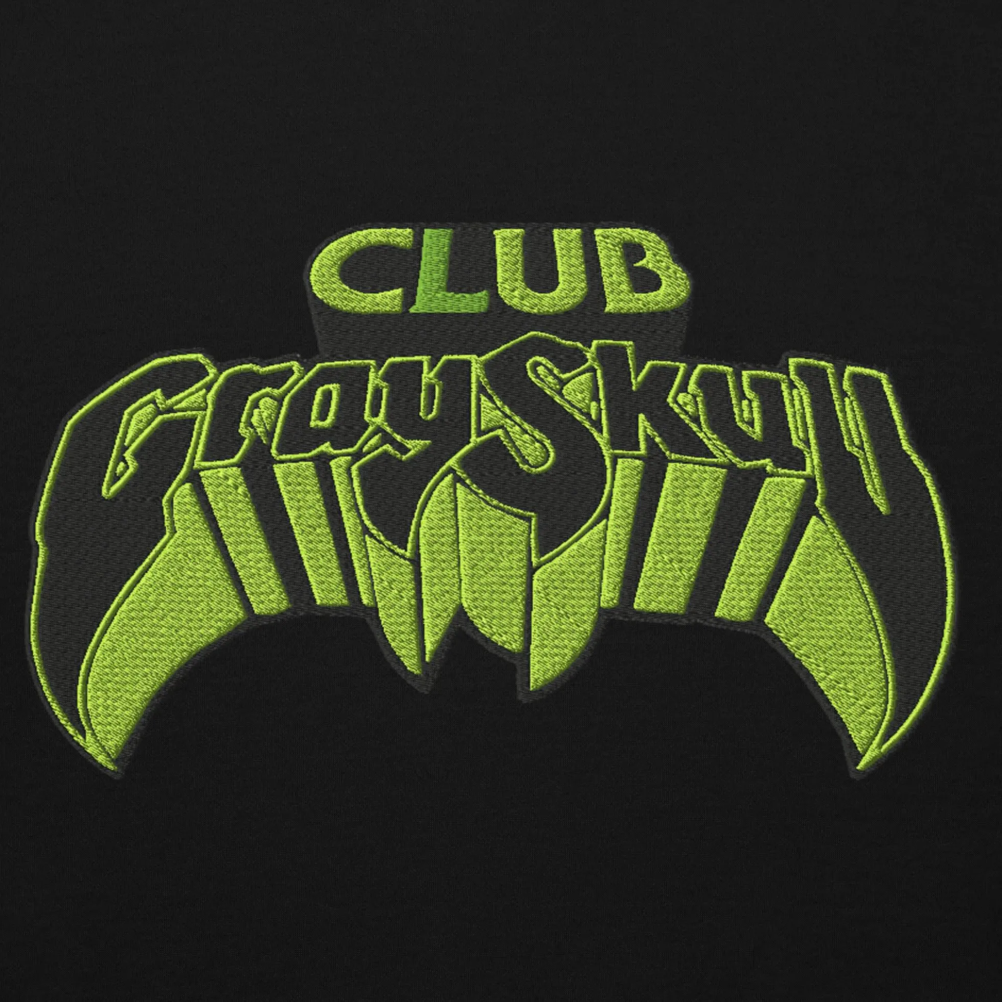 Masters of the Universe Club Grayskull Black Embroidered Hoodie