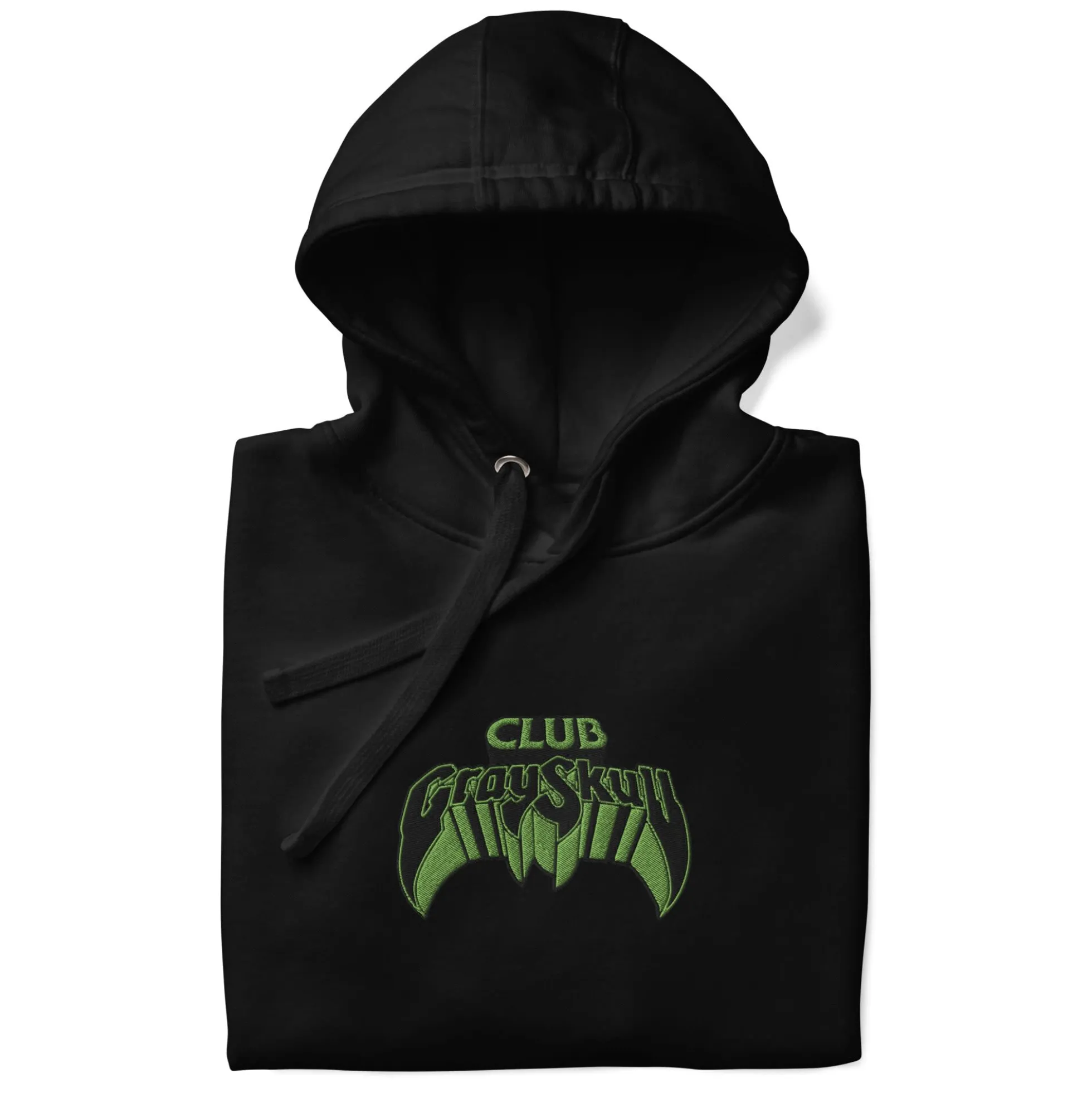 Masters of the Universe Club Grayskull Black Embroidered Hoodie
