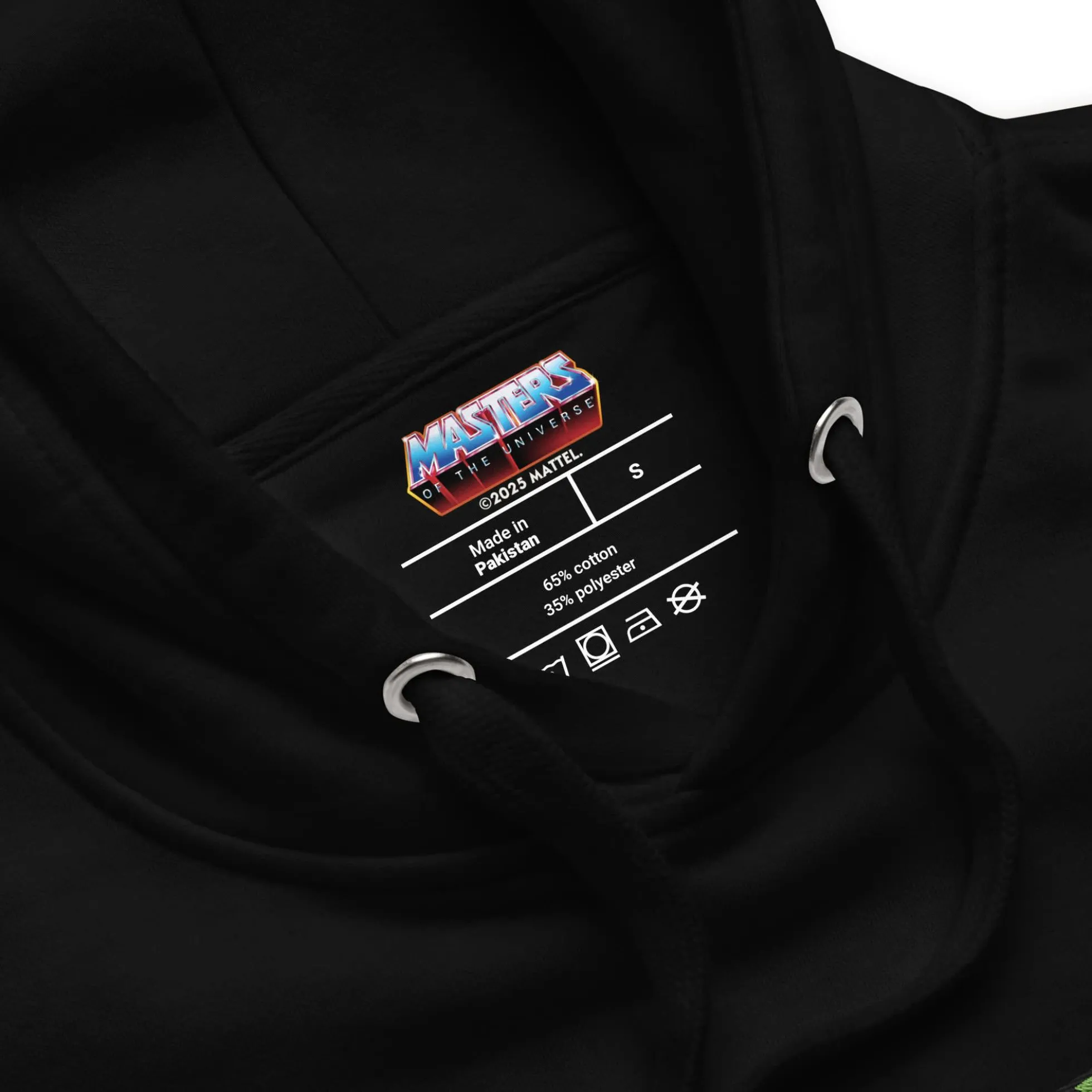 Masters of the Universe Club Grayskull Black Embroidered Hoodie