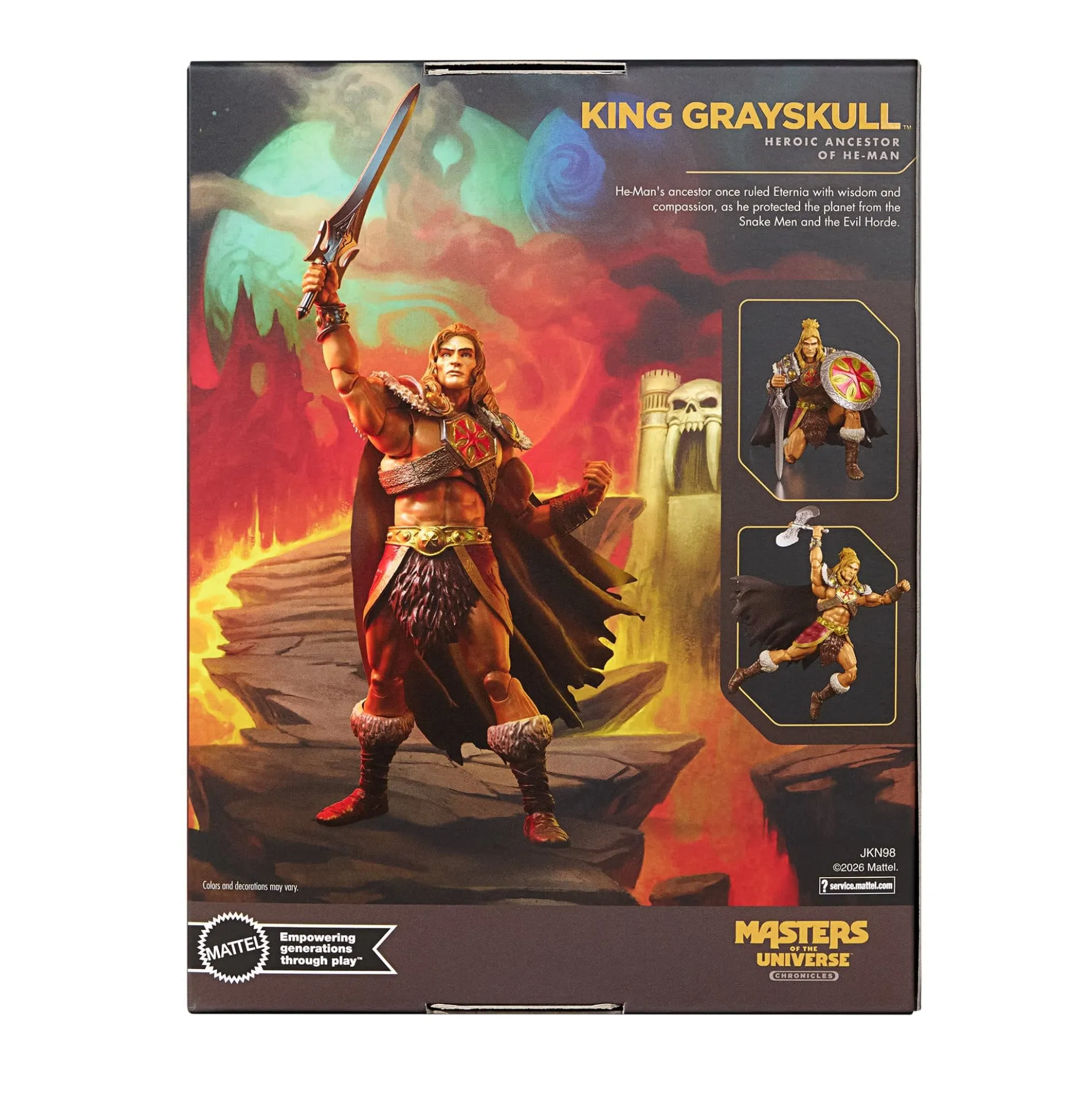 Masters of the Universe Chronicles King Grayskull Figure