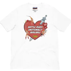 Masters of the Universe He-Man Battle Ready White T-shirt