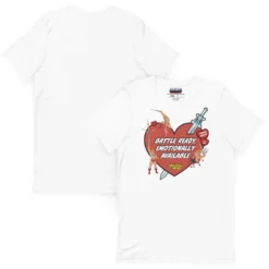 Masters of the Universe He-Man Battle Ready White T-shirt