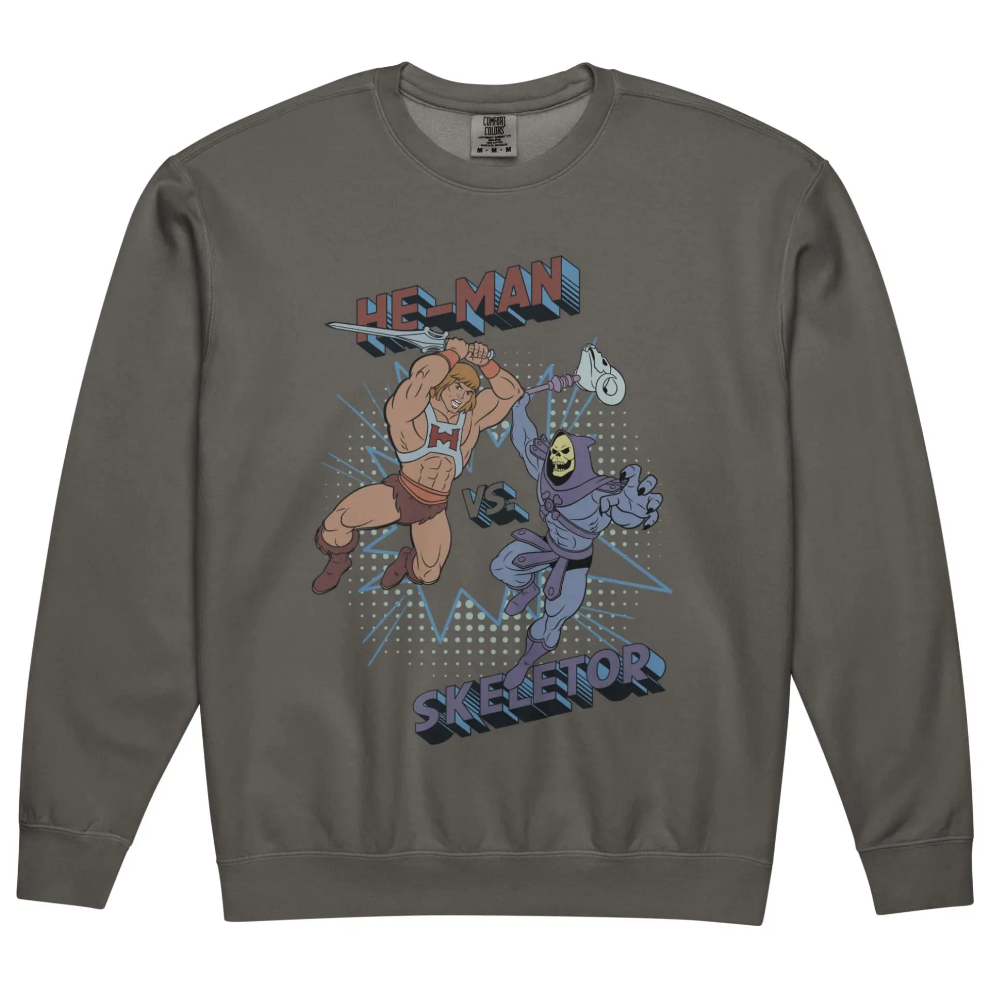 Masters of the Universe He-Man vs. Skeletor Grey Sweatshirt