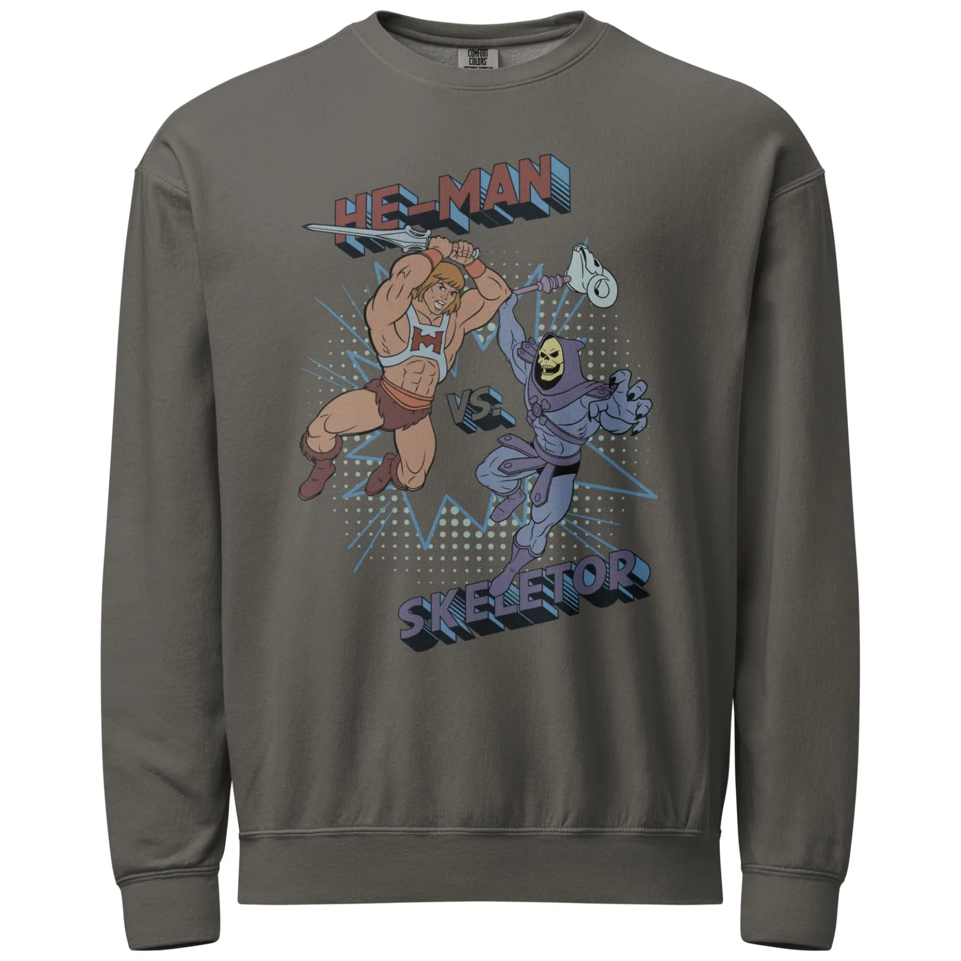 Masters of the Universe He-Man vs. Skeletor Grey Sweatshirt
