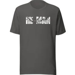 Masters of the Universe Laser Power He-Man Grey T-shirt