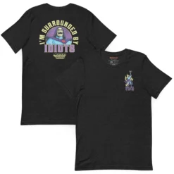 Masters of the Universe Movie Skeletor Surrounded Black T-shirt