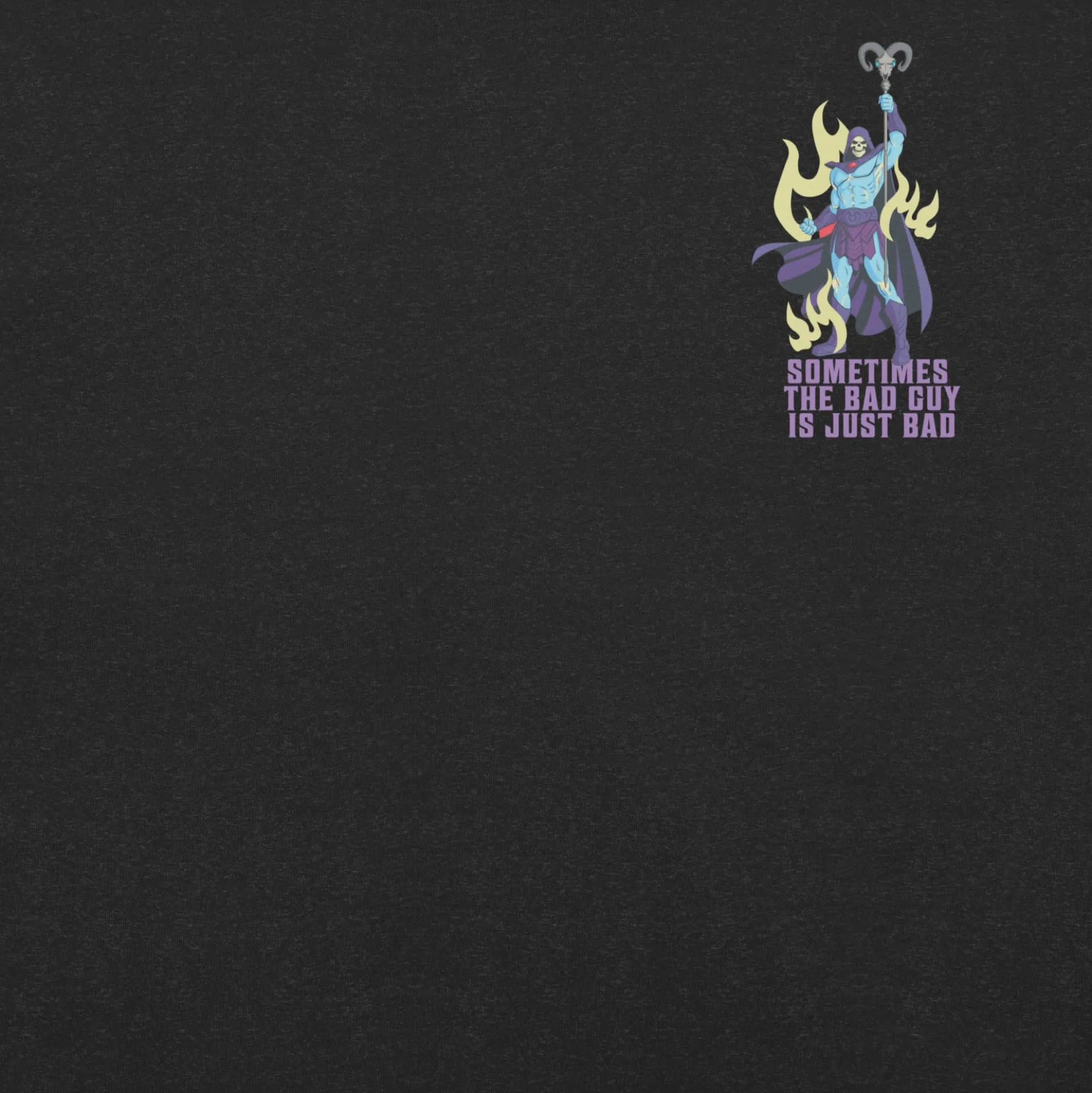 Masters of the Universe Movie Skeletor Surrounded Black T-shirt
