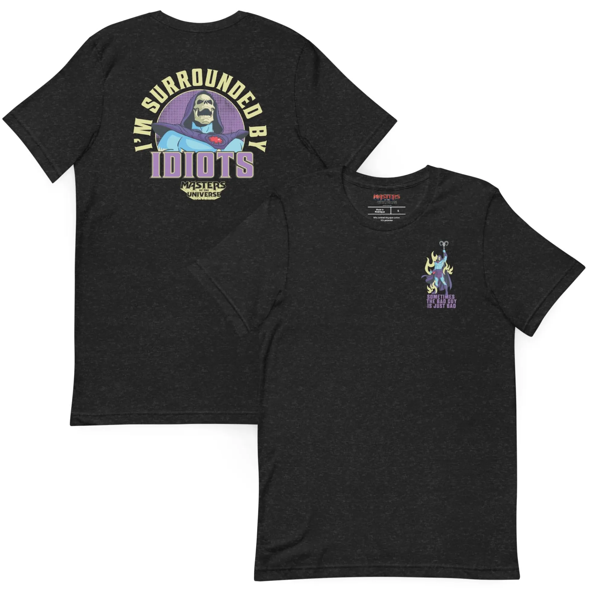 Masters of the Universe Movie Skeletor Surrounded Black T-shirt
