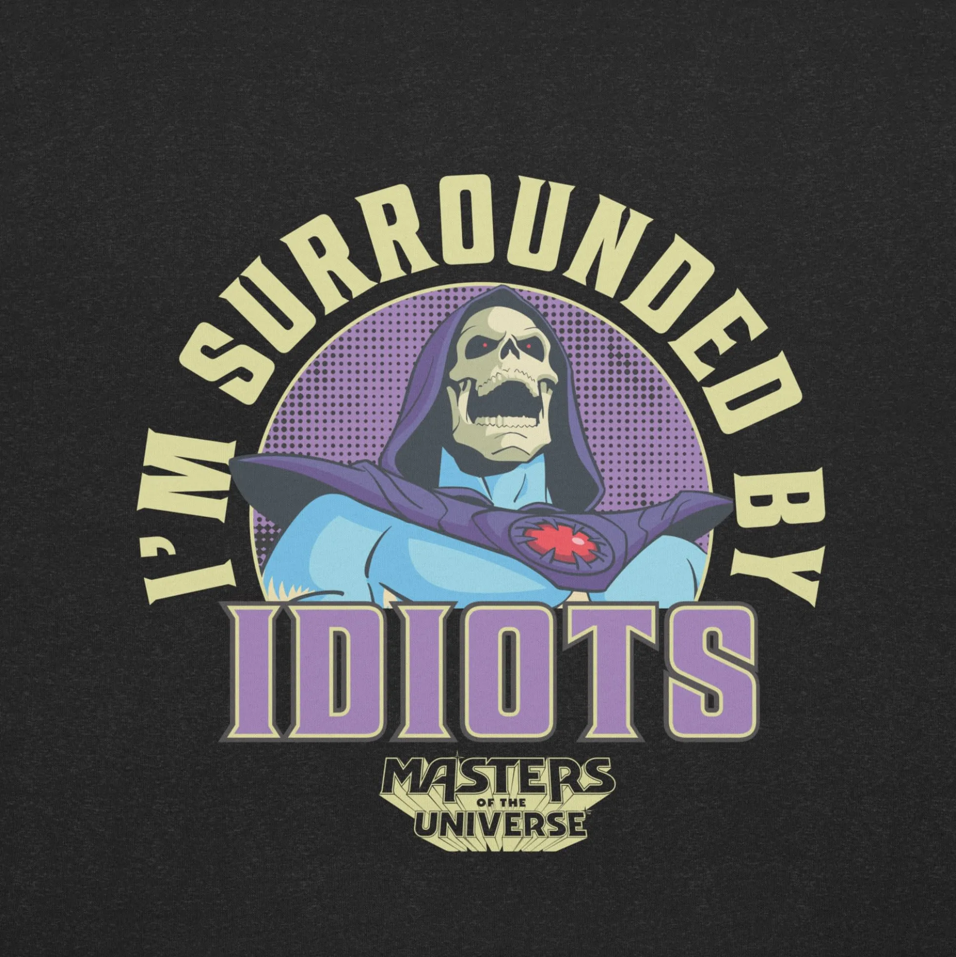 Masters of the Universe Movie Skeletor Surrounded Black T-shirt