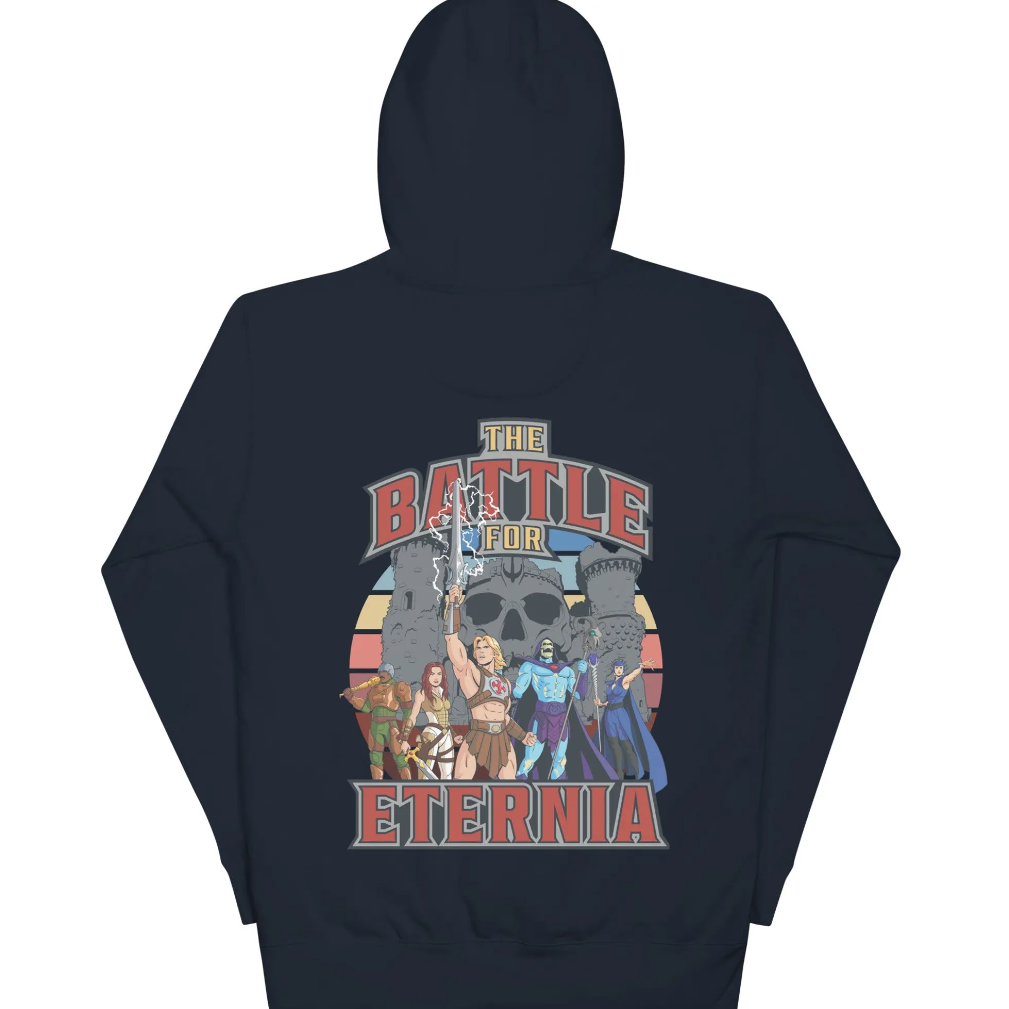 Masters of the Universe Movie Battle for Eternia Navy Hoodie
