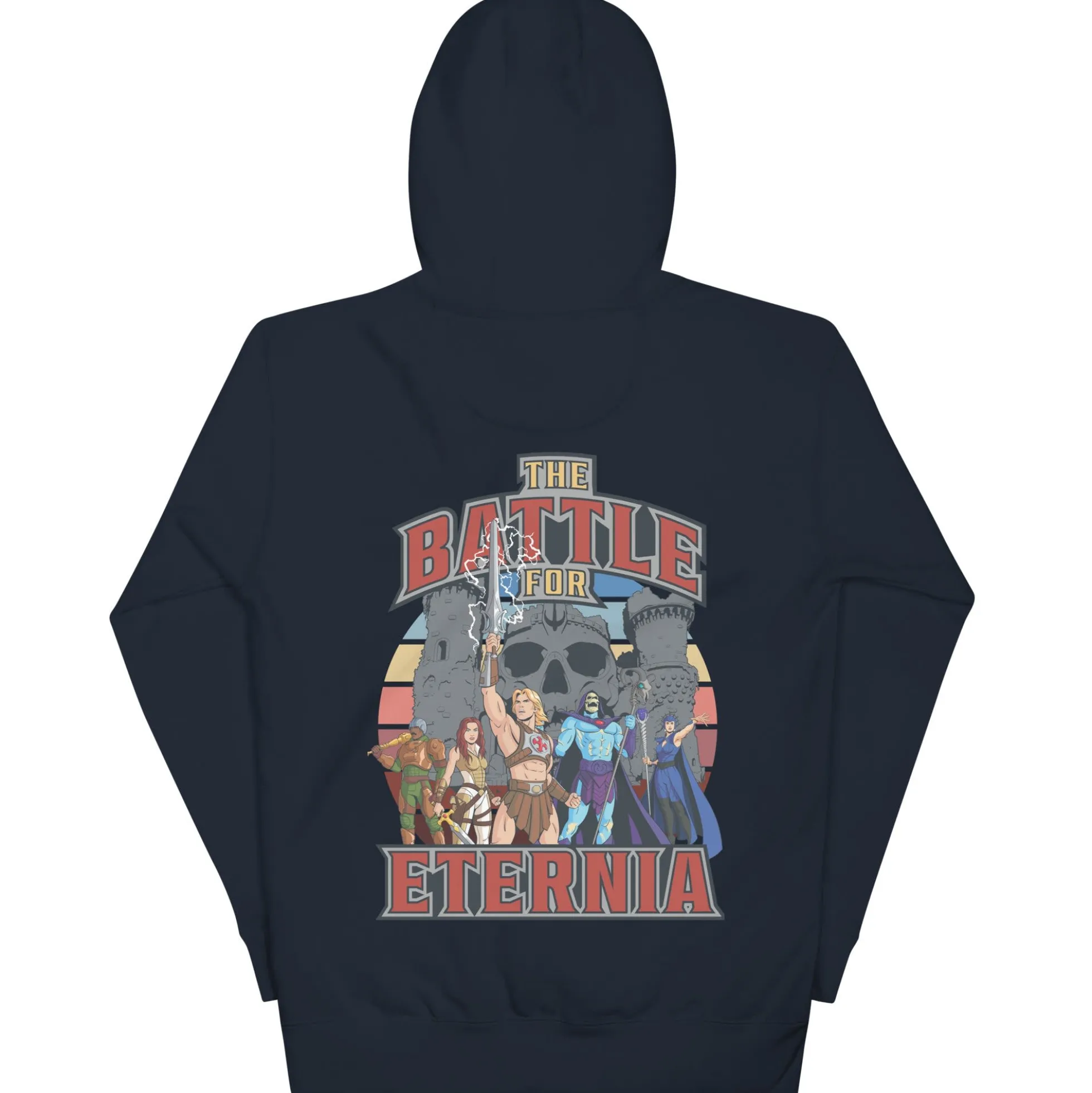 Masters of the Universe Movie Battle for Eternia Navy Hoodie