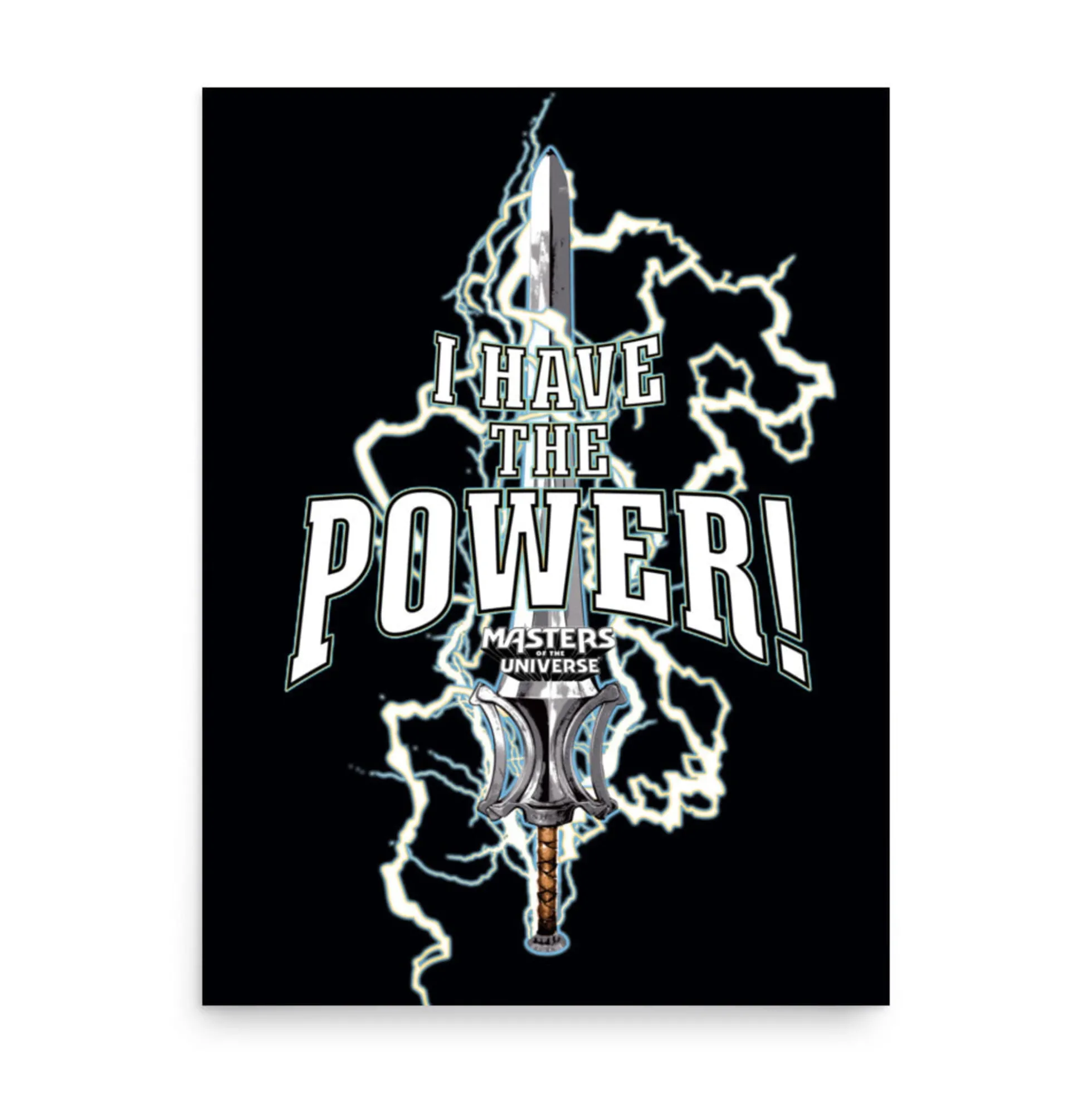 Masters of the Universe Movie I Have the Power Black Poster