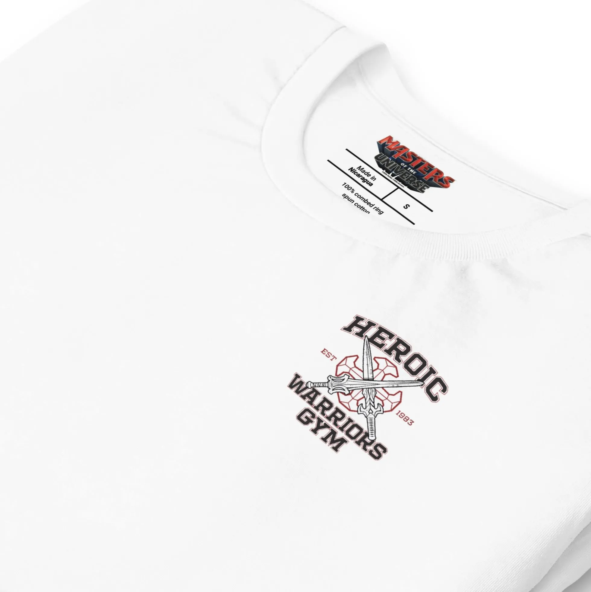 Masters of the Universe Movie Heroic Warriors Gym White T-shirt