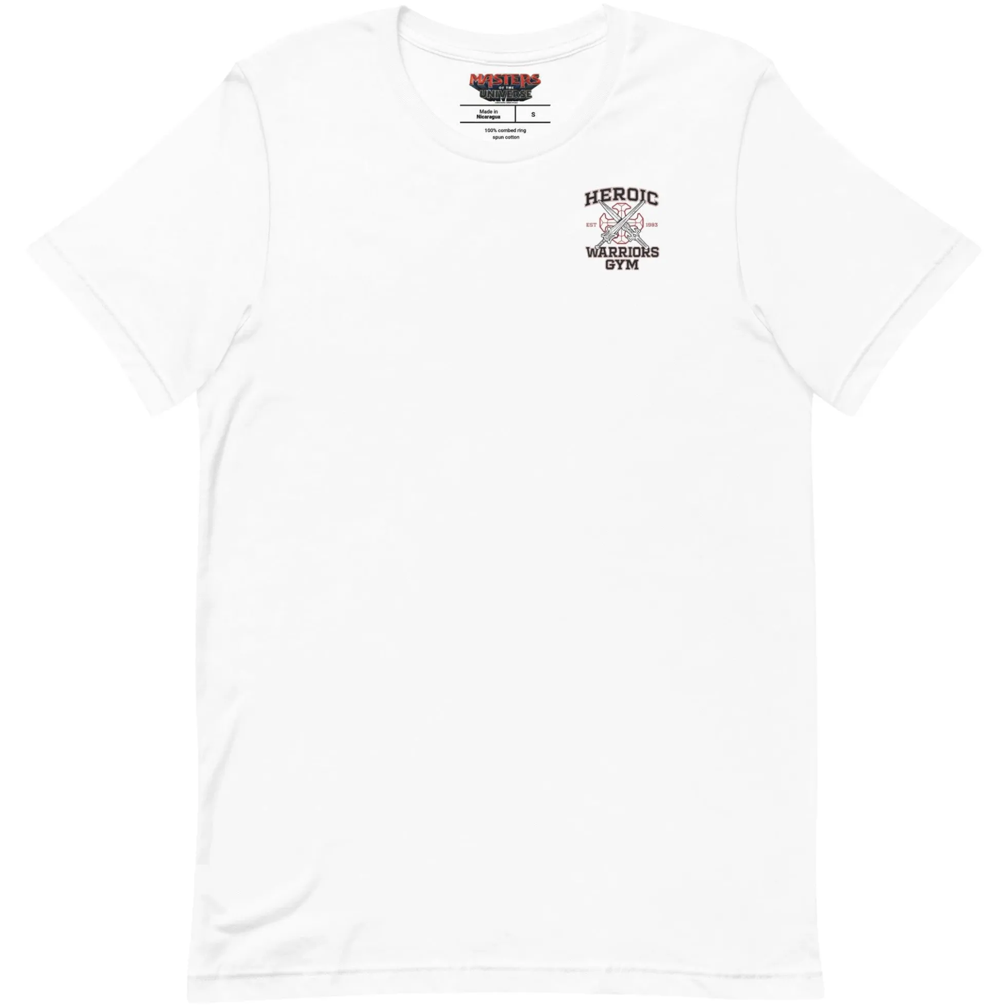 Masters of the Universe Movie Heroic Warriors Gym White T-shirt