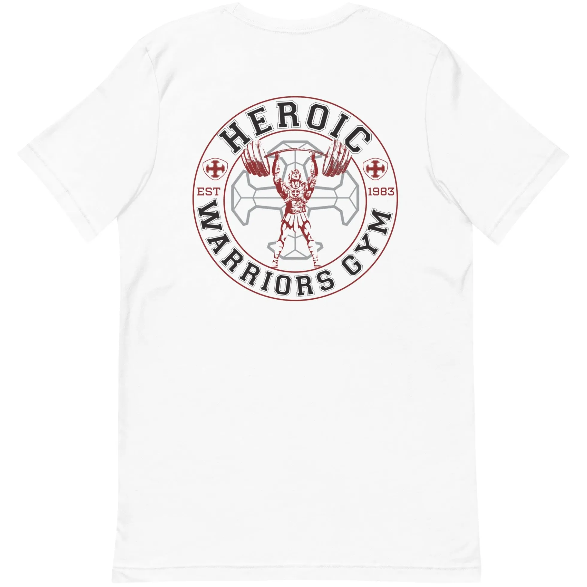 Masters of the Universe Movie Heroic Warriors Gym White T-shirt