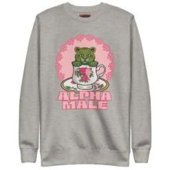 Masters of the Universe Movie Cringer Teacup Gray Sweatshirt