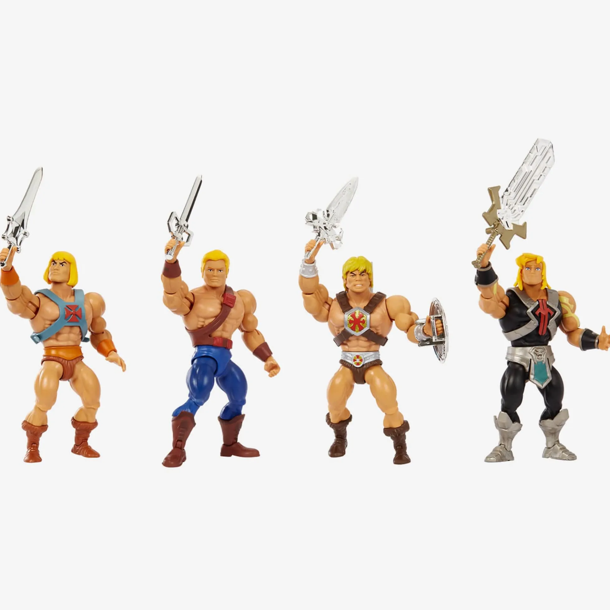 Masters of the Universe Origins He-Man 40th Anniversary 4-Pack